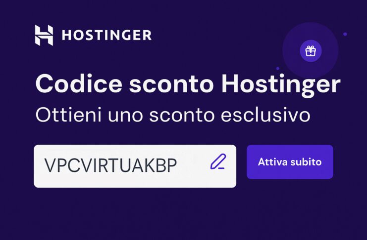 codice sconto hostinger
