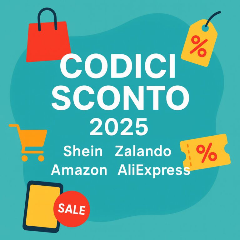 Codici sconto Ottobre 2025: AliExpress, Zalando, Amazon, Shein, Spotify
