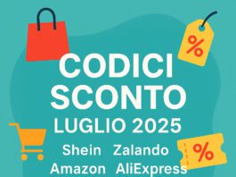 codici sconto luglio 2025