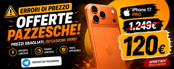 Migliori offerte Web - Errori di prezzo